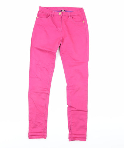 love 2 laugh Womens Pink  Denim Skinny Jeans Size 26 in L29 in