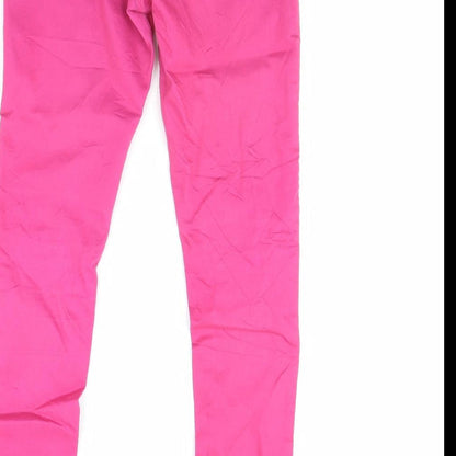 love 2 laugh Womens Pink  Denim Skinny Jeans Size 26 in L29 in