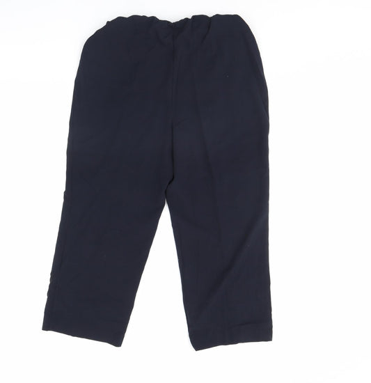 isle Womens Blue   Trousers  Size 16 L28 in