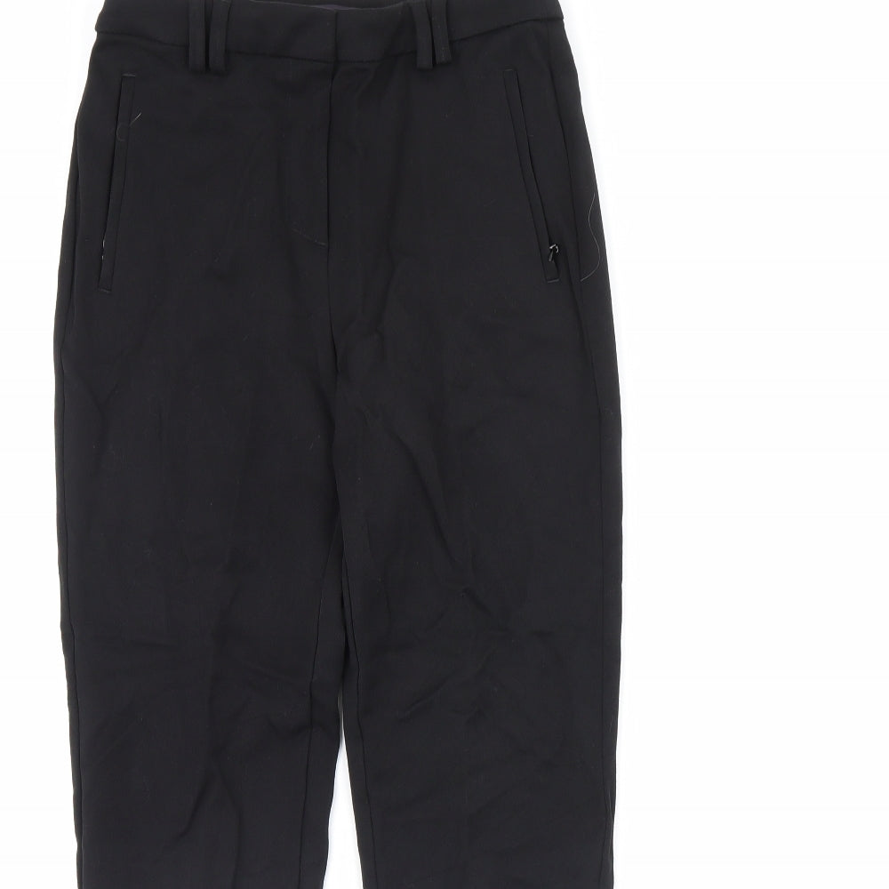 m&s Womens Black   Dress Pants Trousers Size 8 L29 in