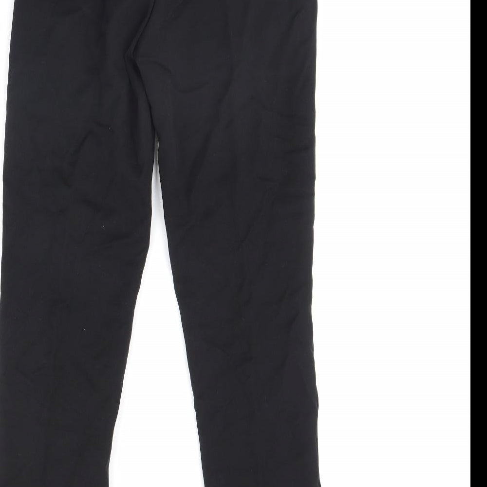 m&s Womens Black   Dress Pants Trousers Size 8 L29 in