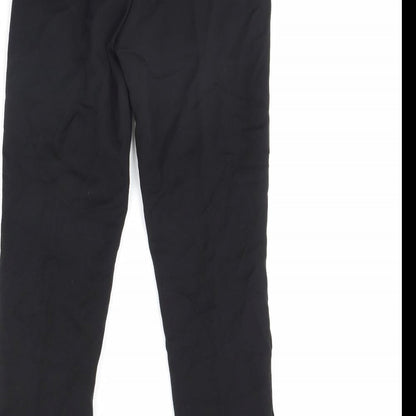 m&s Womens Black   Dress Pants Trousers Size 8 L29 in