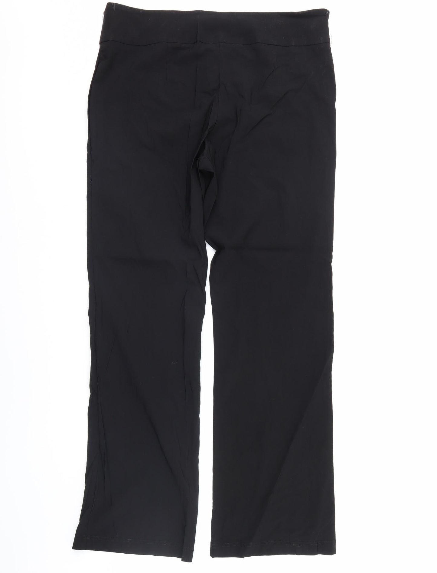 Womens UK Size 36 in AMARANTO Regular Fit Dress Pants Black Trousers