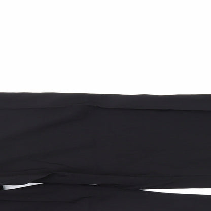 Womens UK Size 36 in AMARANTO Regular Fit Dress Pants Black Trousers