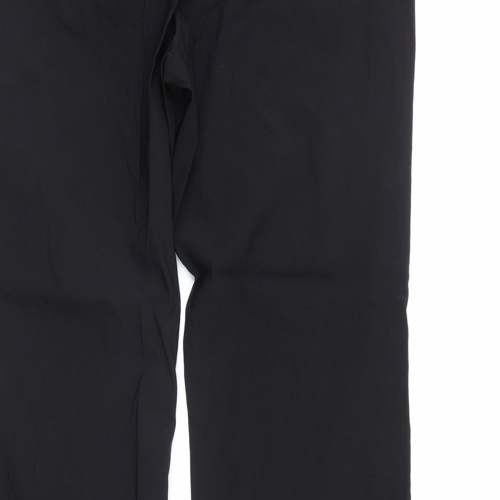 Womens UK Size 36 in AMARANTO Regular Fit Dress Pants Black Trousers