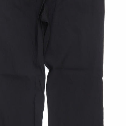 Womens UK Size 36 in AMARANTO Regular Fit Dress Pants Black Trousers