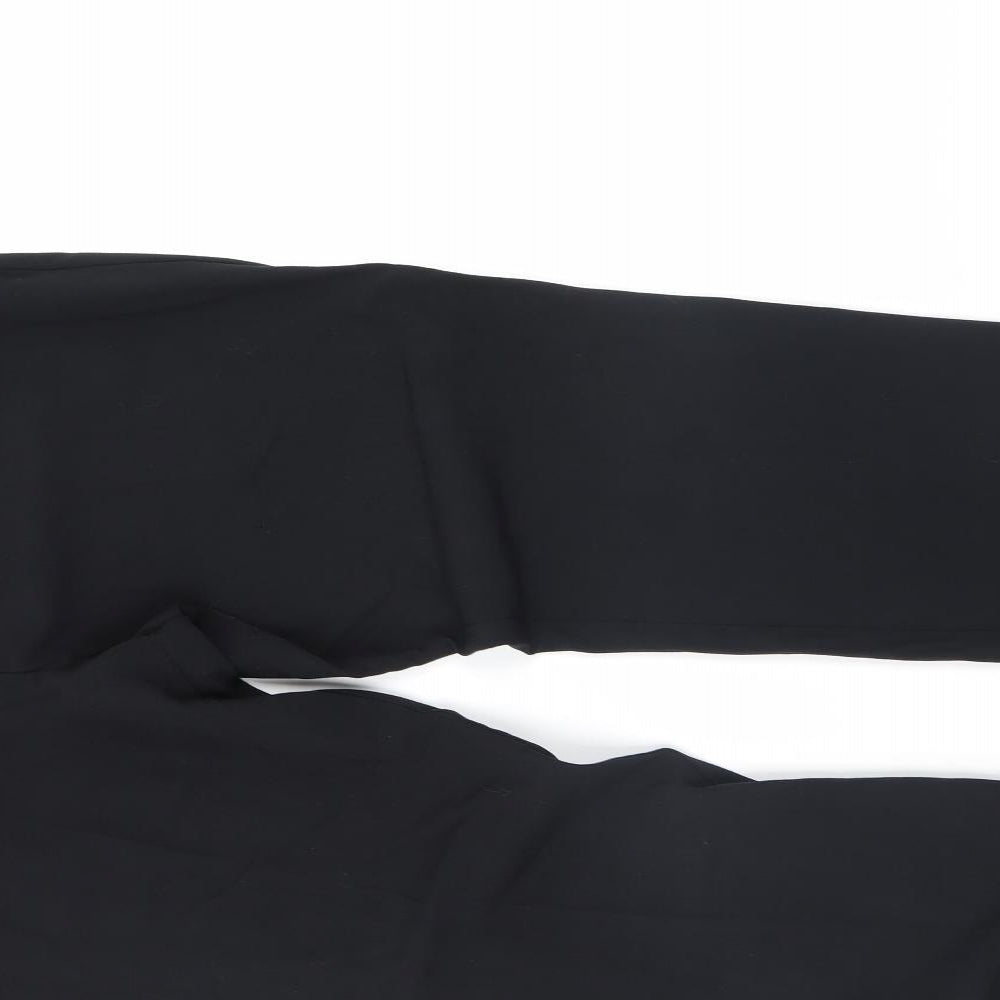 M&s Womens Black   Dress Pants Trousers Size 37 in L30 in