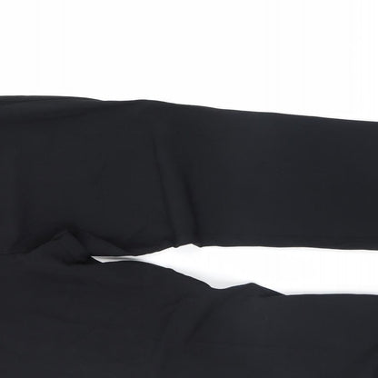 M&s Womens Black   Dress Pants Trousers Size 37 in L30 in