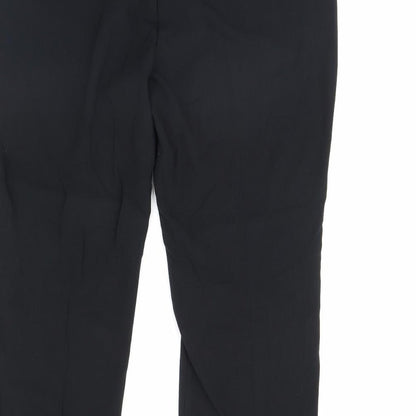 M&s Womens Black   Dress Pants Trousers Size 37 in L30 in