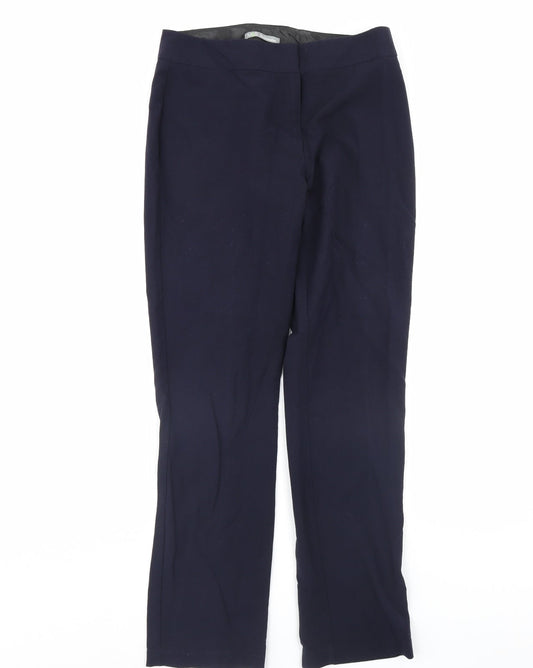 m&s Womens Blue   Dress Pants Trousers Size 12 L30 in