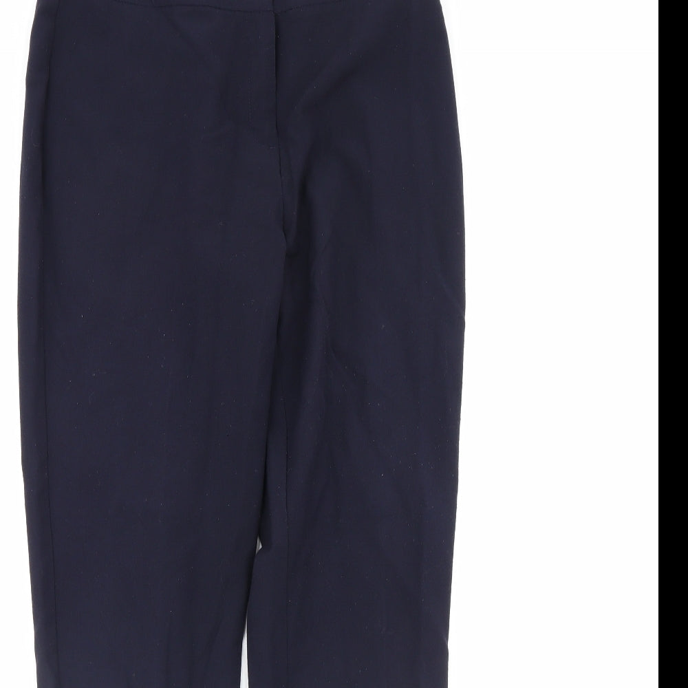 m&s Womens Blue   Dress Pants Trousers Size 12 L30 in
