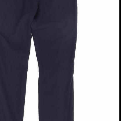 m&s Womens Blue   Dress Pants Trousers Size 12 L30 in
