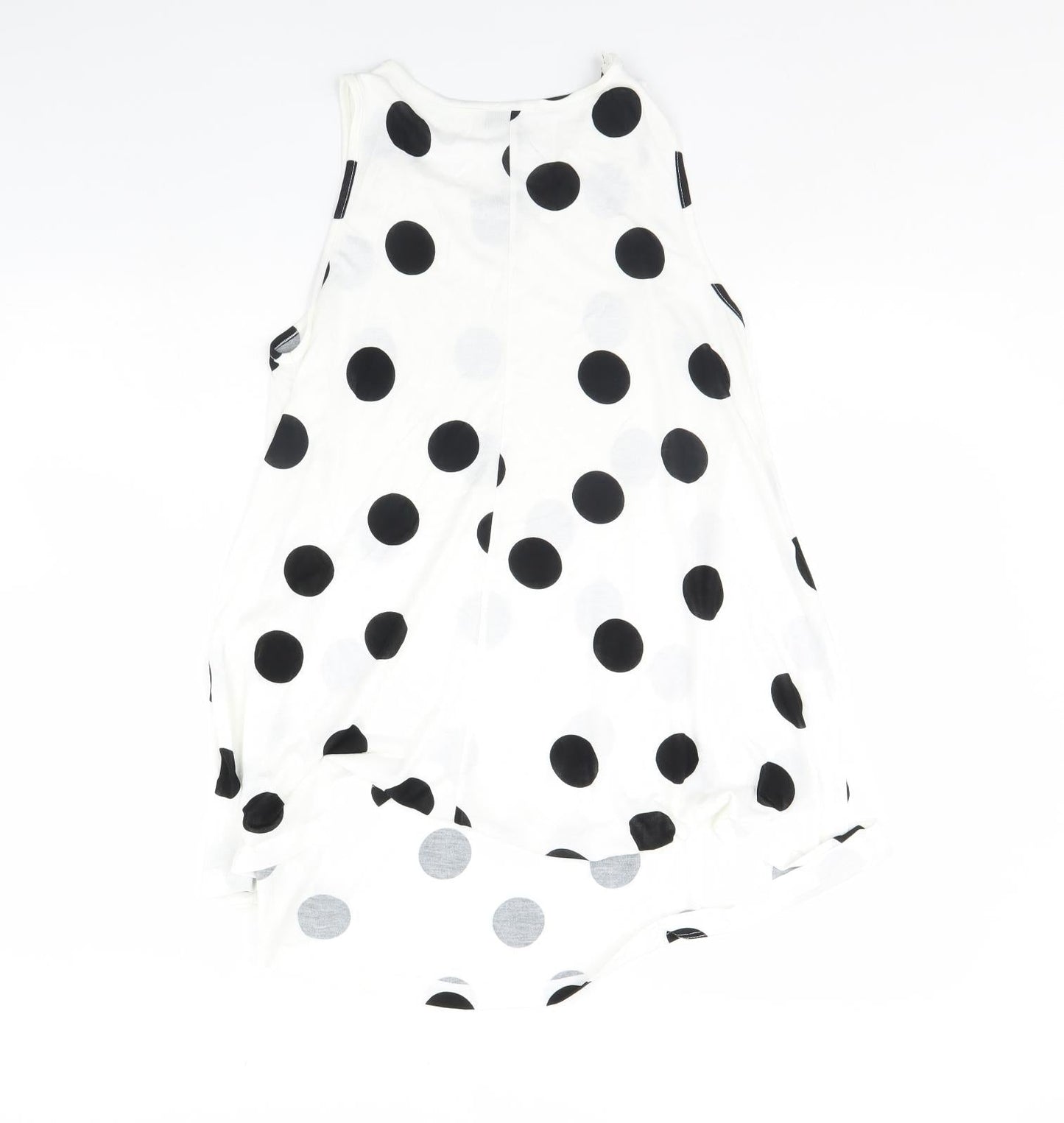 Womens UK Size 8 ASOS White Basic Tank