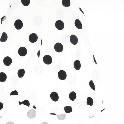 Womens UK Size 8 ASOS White Basic Tank