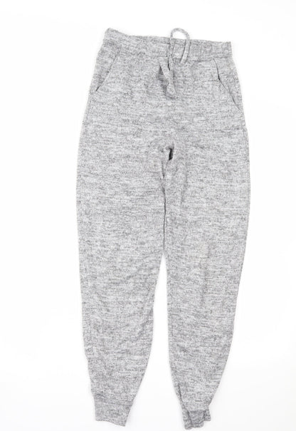 Womens UK Size 8 PRETTYLITTLETHING Regular Fit Snow Pants Grey Trousers