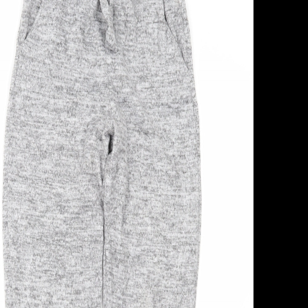 Womens UK Size 8 PRETTYLITTLETHING Regular Fit Snow Pants Grey Trousers