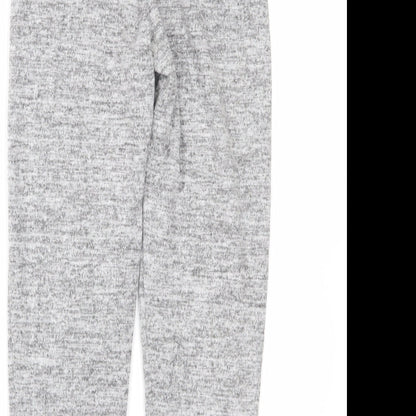 Womens UK Size 8 PRETTYLITTLETHING Regular Fit Snow Pants Grey Trousers