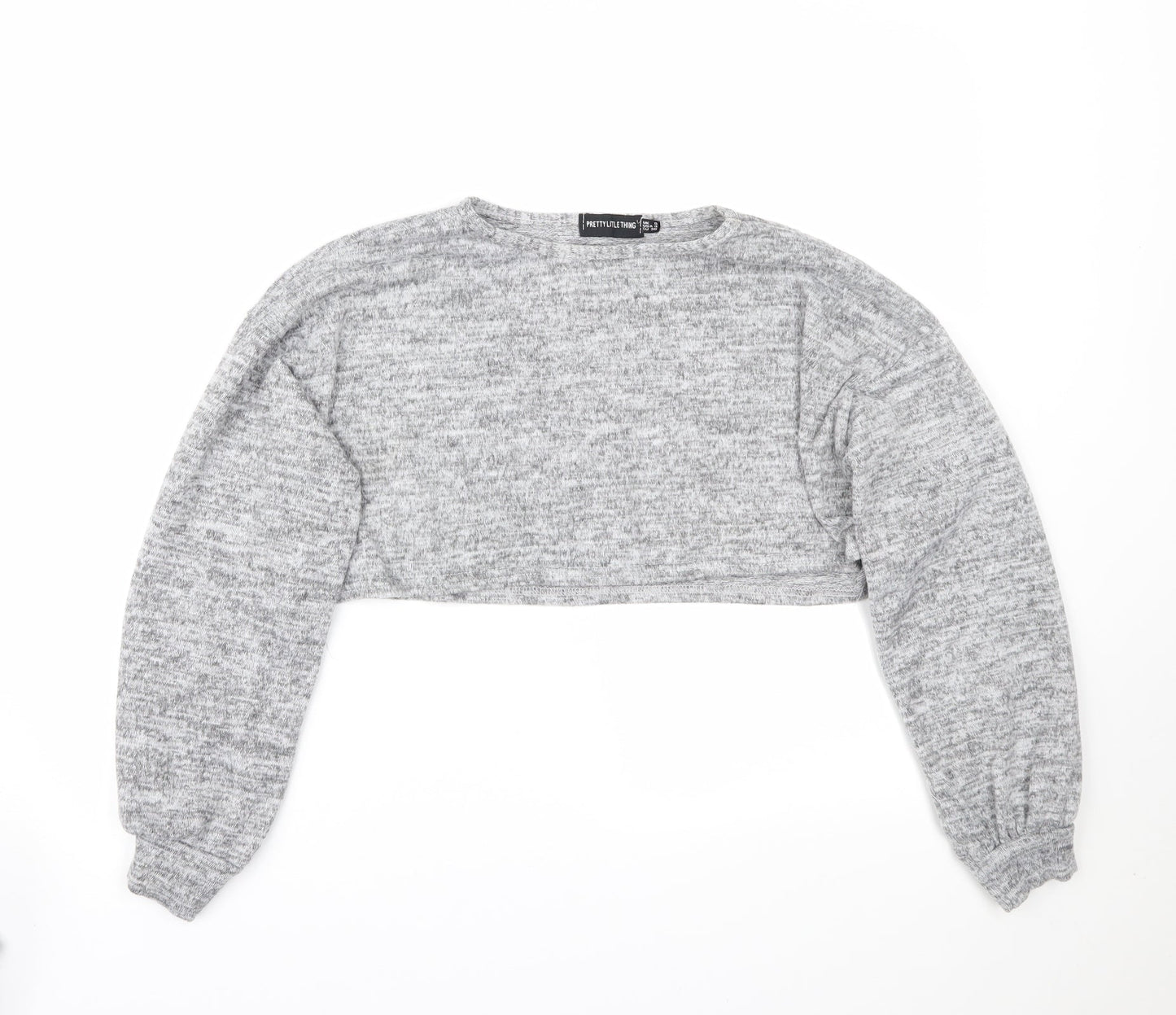 Womens UK Size  PRETTYLITTLETHING Grey Pullover Jumper