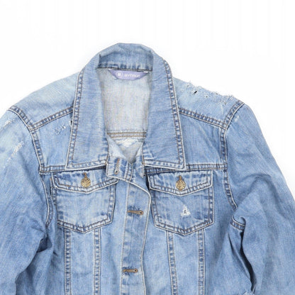 Avenue Womens Blue   Jacket Coat Size M