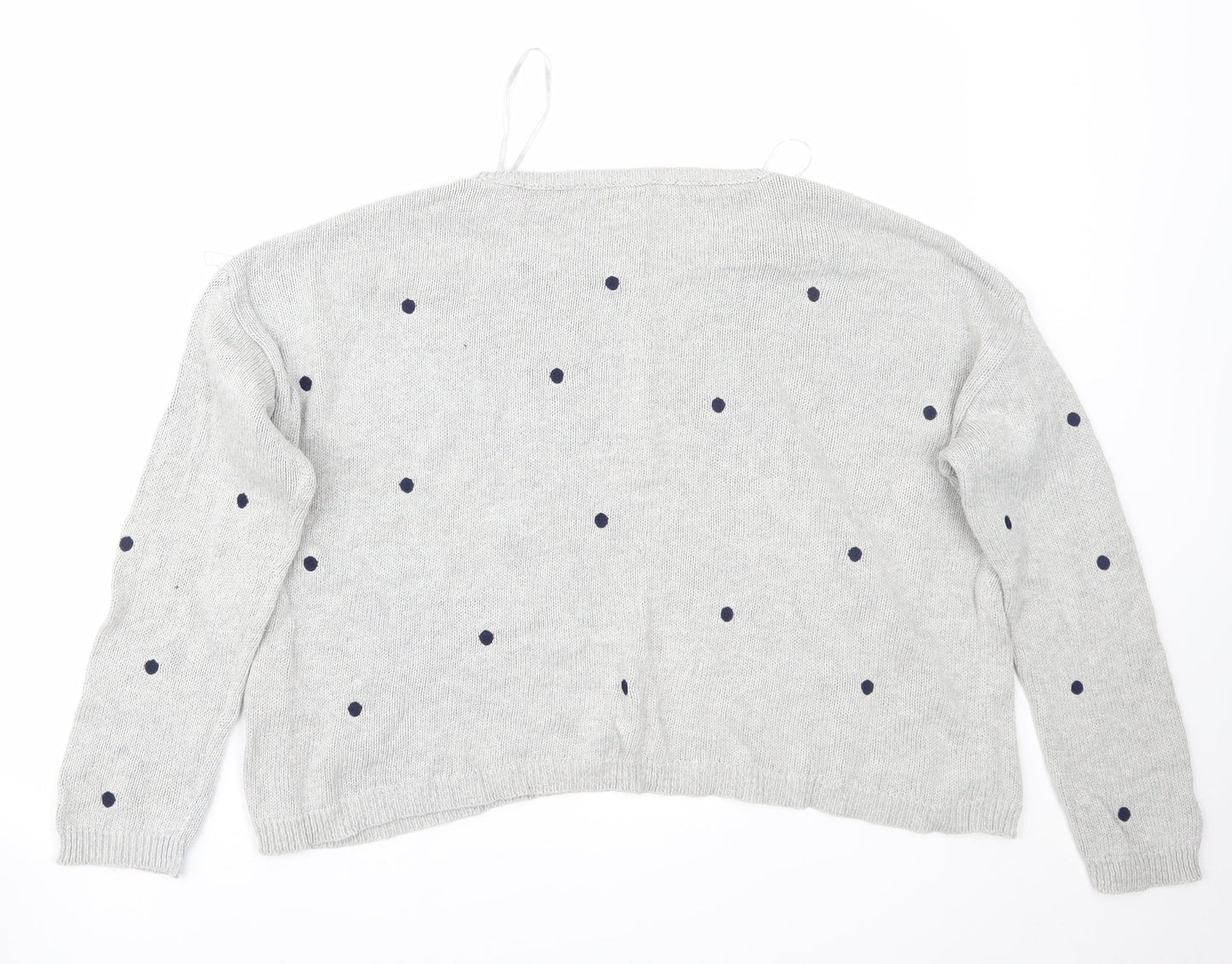 Womens UK Size M Stradivarius Grey Pullover Jumper