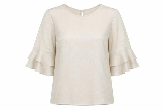 Newlook Womens Gold   Basic Blouse Size 10