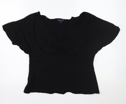 Max Edition Womens Black   Basic T-Shirt Size L
