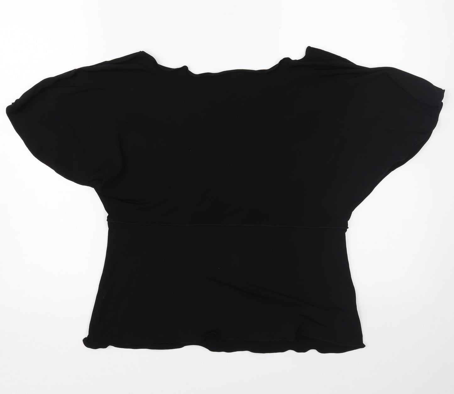 Max Edition Womens Black   Basic T-Shirt Size L