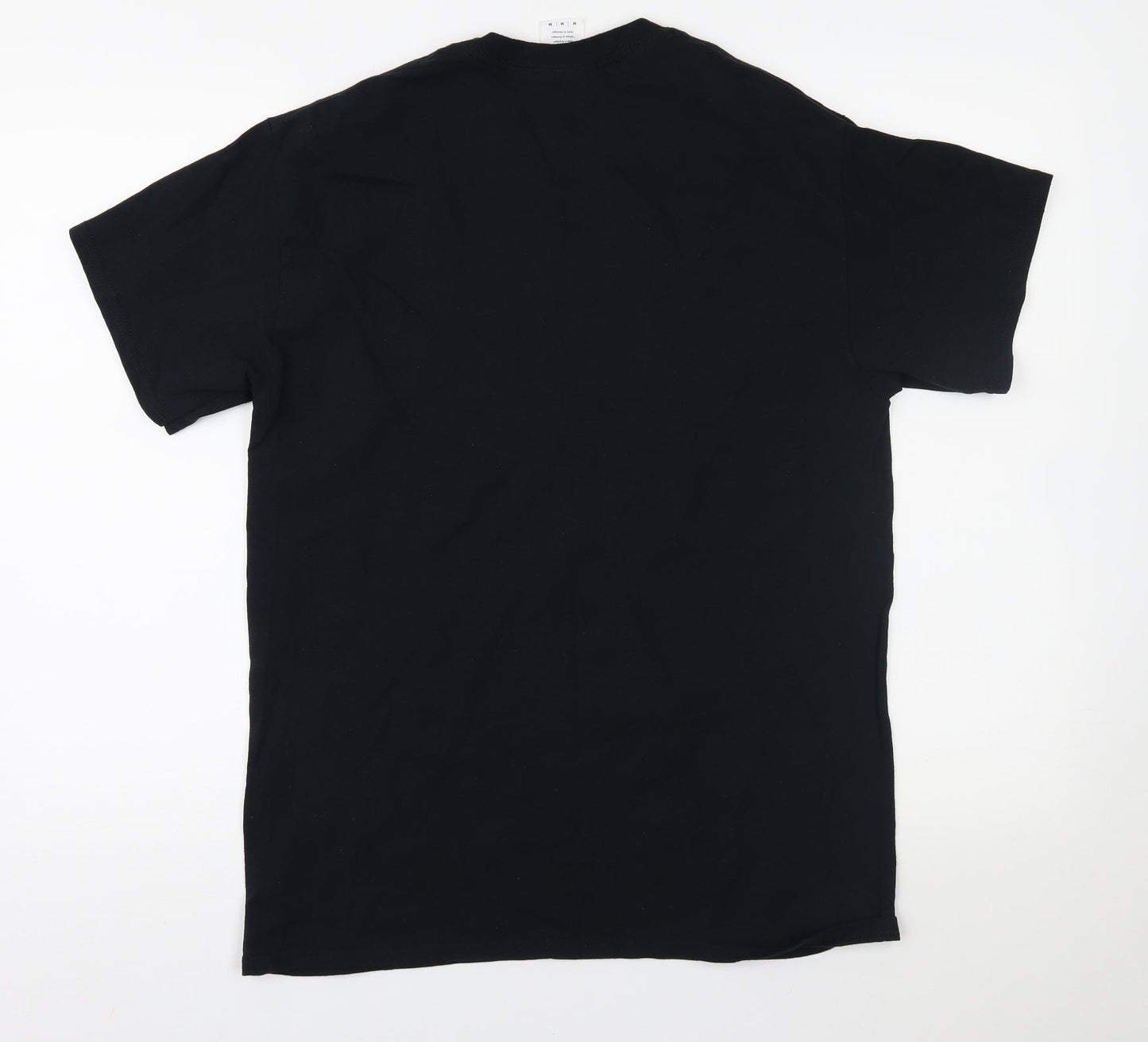 Mens UK Size M Gildan Black  T-Shirt
