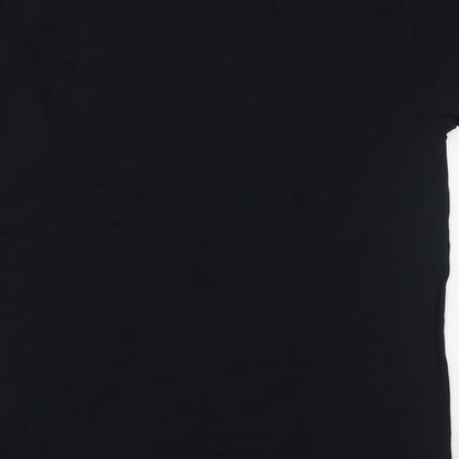 Mens UK Size M Gildan Black  T-Shirt