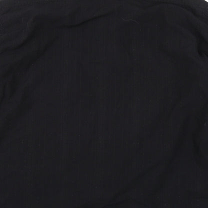 George Mens Black    Button-Up Size L