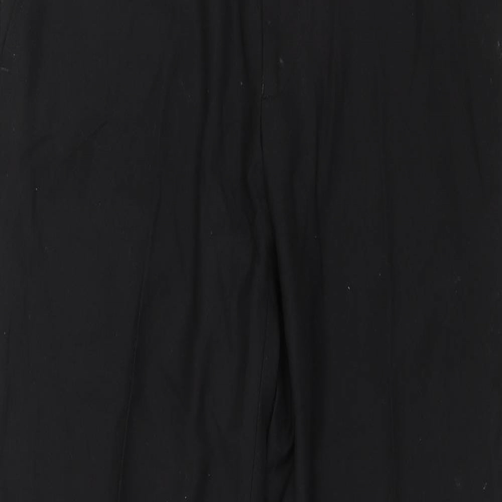 Taylor & Wright Mens Black   Dress Pants Trousers Size 32 in L26 in