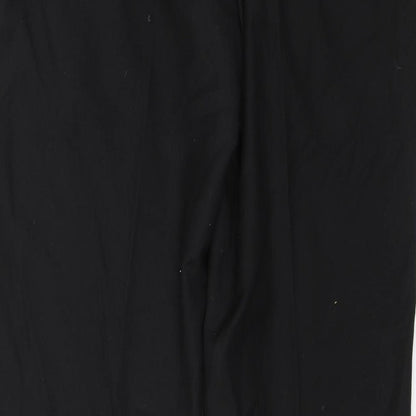 Taylor & Wright Mens Black   Dress Pants Trousers Size 32 in L26 in