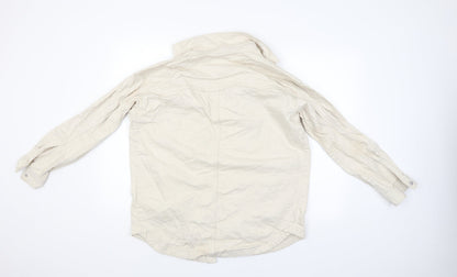 Womens UK Size S Divided Beige Jacket