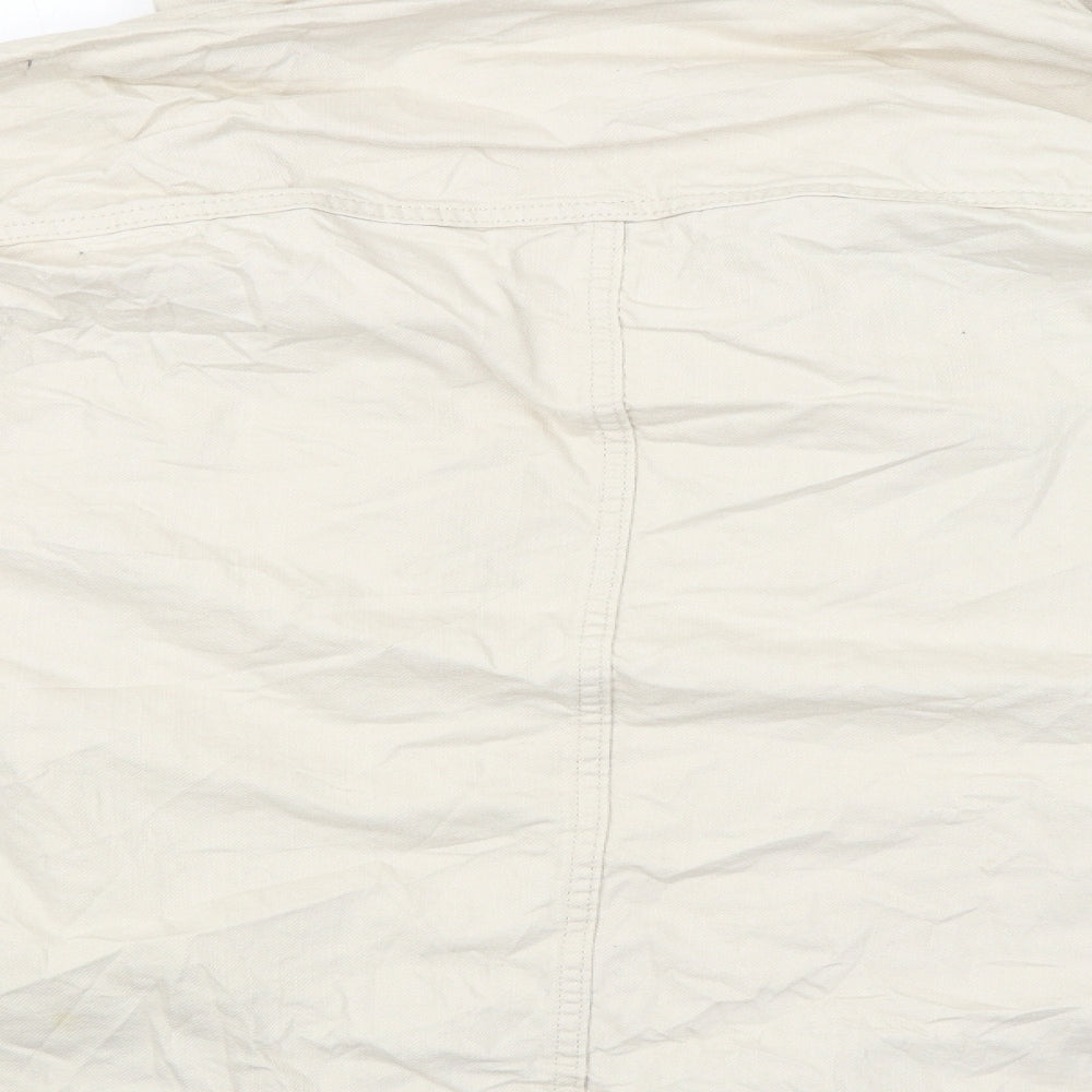 Womens UK Size S Divided Beige Jacket