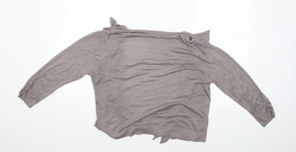 TU Womens Grey   Basic Blouse Size 14
