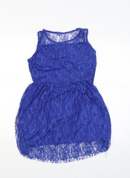 Preworn Womens Blue   T-Shirt Dress  Size M