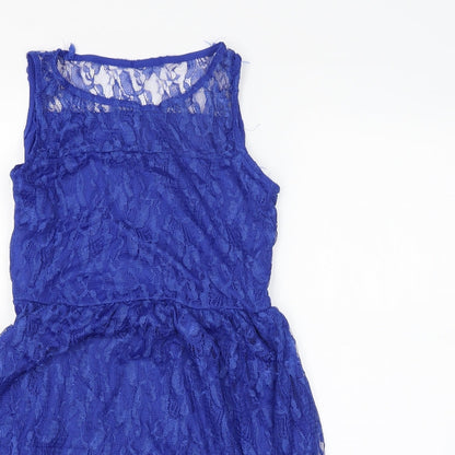 Preworn Womens Blue   T-Shirt Dress  Size M