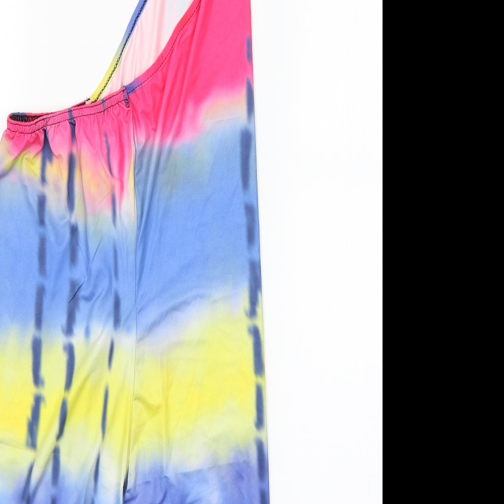Womens UK Size M Preworn Multicoloured Basic Blouse
