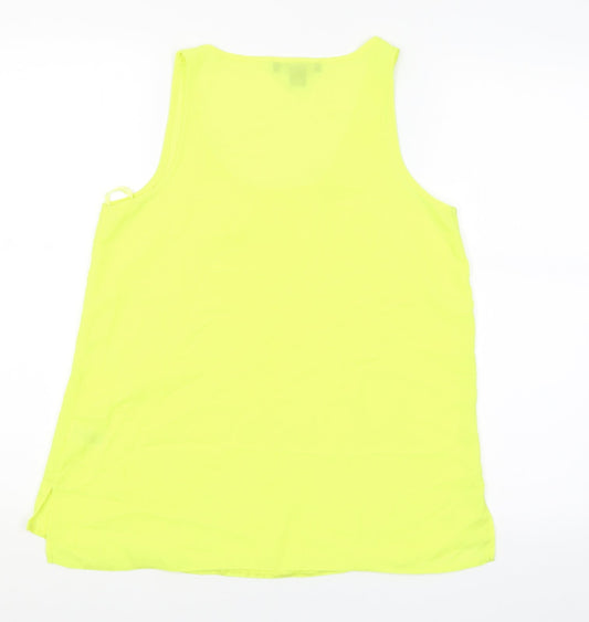 Primark Womens Yellow   Basic Tank Size 10