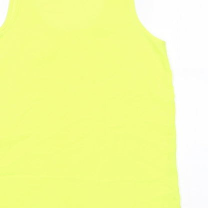 Primark Womens Yellow   Basic Tank Size 10