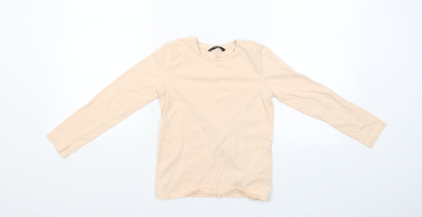 George Girls Pink   Basic T-Shirt Size 7-8 Years