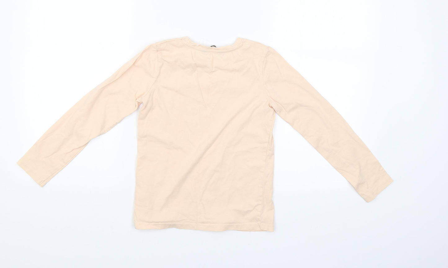 George Girls Pink   Basic T-Shirt Size 7-8 Years