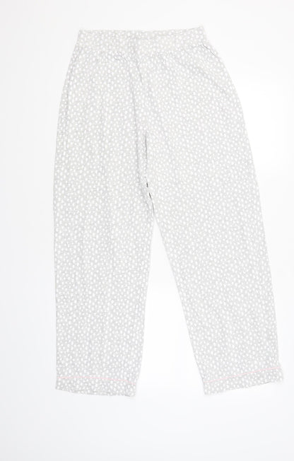TU Womens Grey Animal Print  Sweatpants Trousers Size 12 L26 in