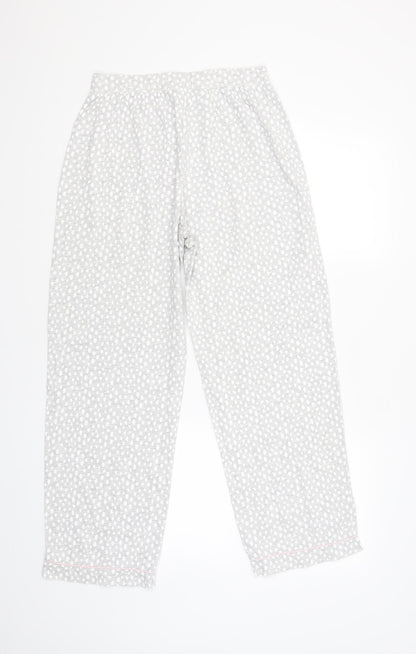 TU Womens Grey Animal Print  Sweatpants Trousers Size 12 L26 in
