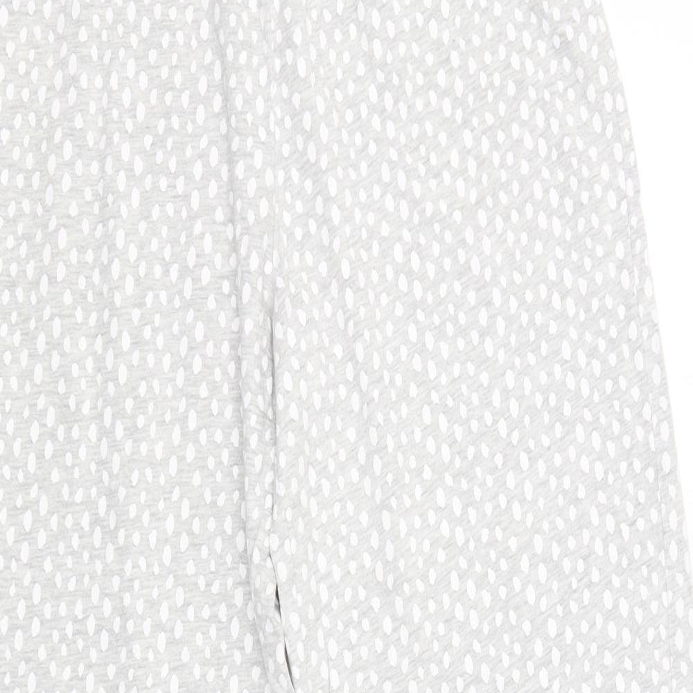 TU Womens Grey Animal Print  Sweatpants Trousers Size 12 L26 in