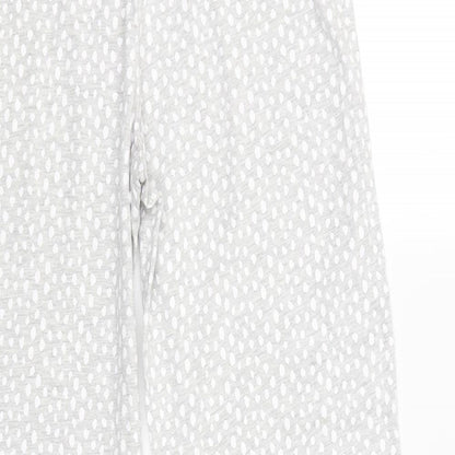 TU Womens Grey Animal Print  Sweatpants Trousers Size 12 L26 in