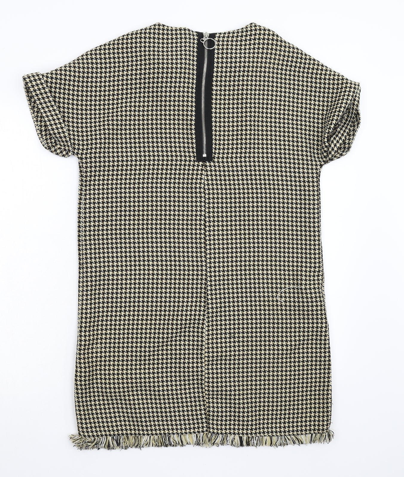 Primark Womens Brown Houndstooth  Shift  Size 10