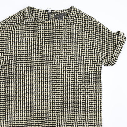 Primark Womens Brown Houndstooth  Shift  Size 10