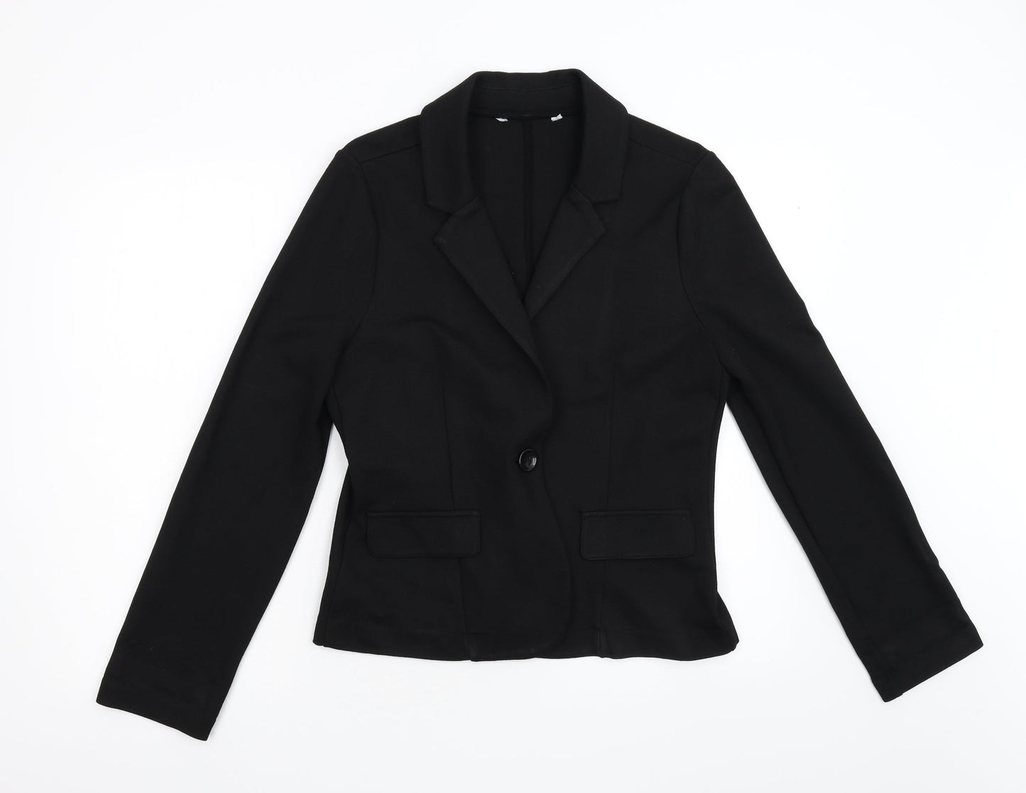Womens UK Size S Preworn Regular Black Blazer