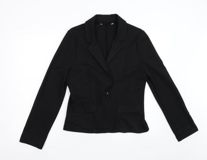 Womens UK Size S Preworn Regular Black Blazer